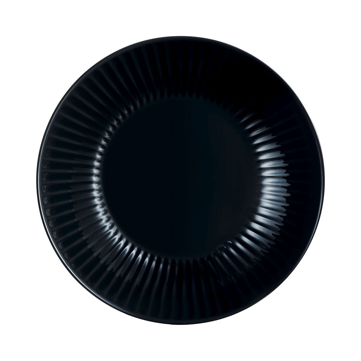 Dyb tallerken Luminarc Cottage Sort Glas 20 cm (24 enheder)